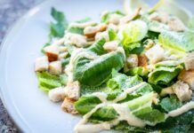 Crunchy, Creamy, and Delicious: Chicken Caesar Salad Recipe
